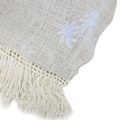 Throw Palms White
