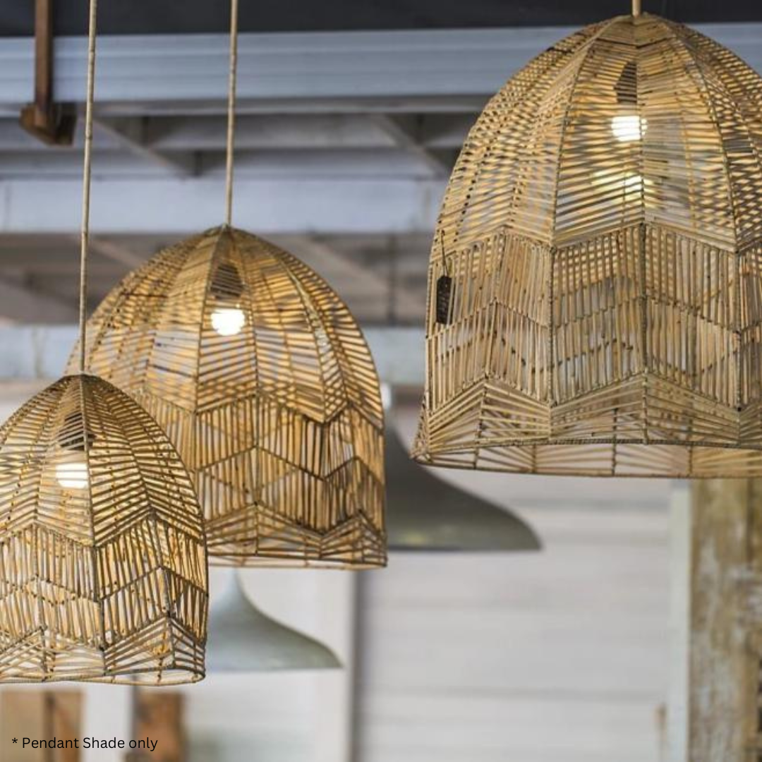 Attica Light Shade – Natural Rattan (3 Sizes)