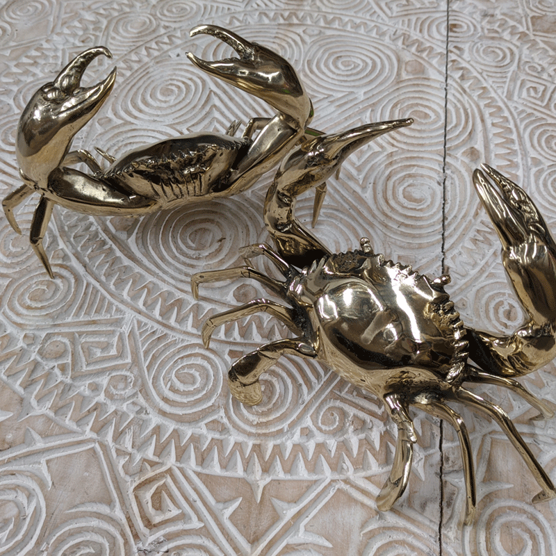 Brass Crabs – 4 Sizes Available