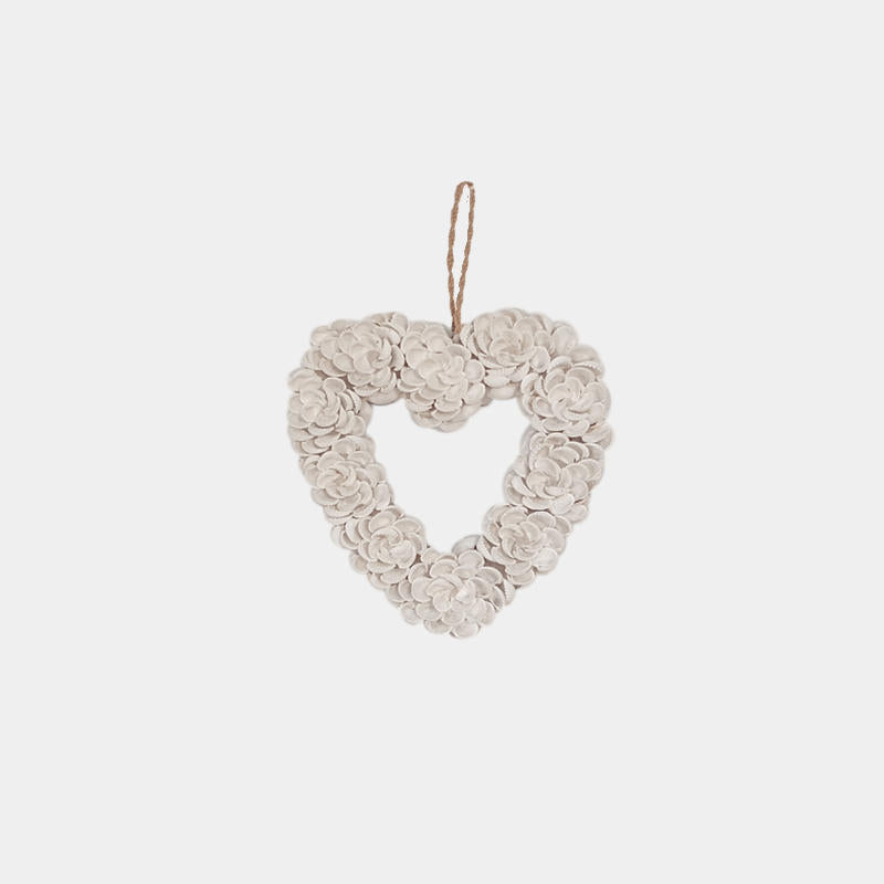 Shell Heart - Frangipani Design