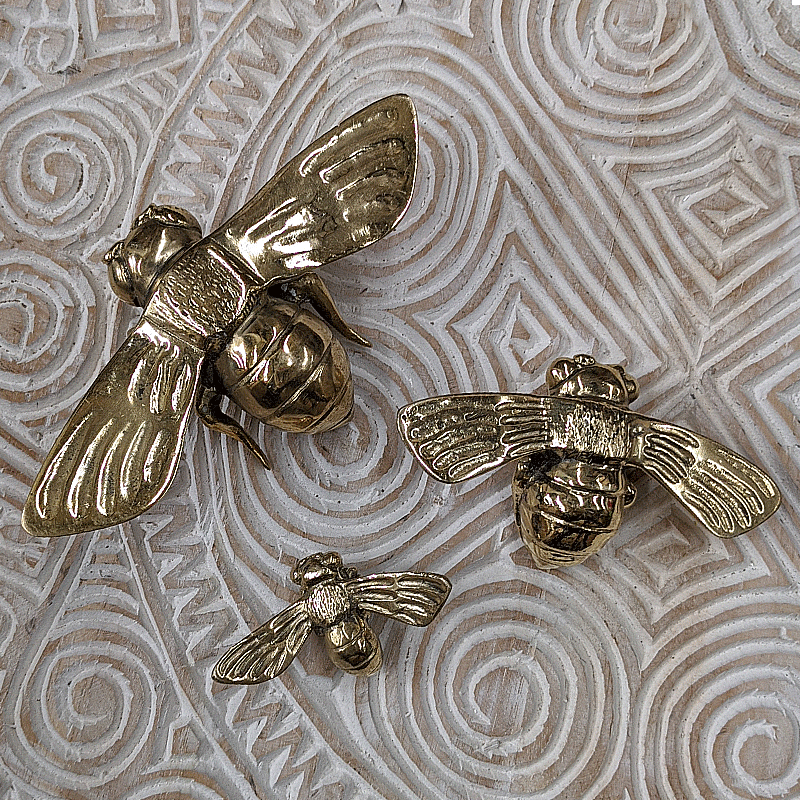 Solid Brass Bumble Bee – Decor (3 Sizes)