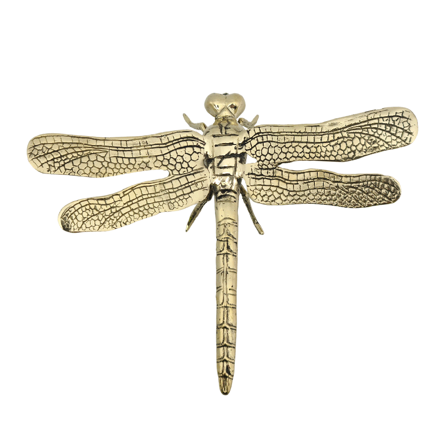 Brass Dragonfly – Polished Gold (5 Sizes Available)