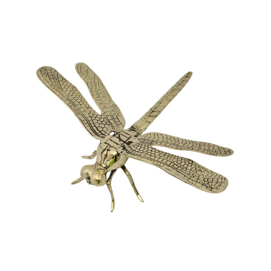 Brass Dragonfly – Polished Gold (5 Sizes Available)