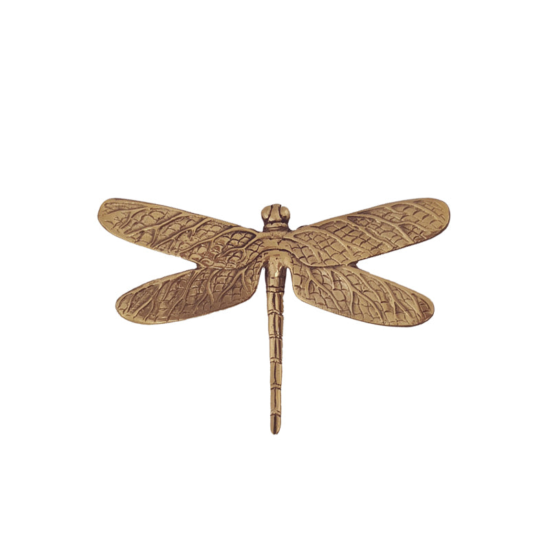 Brass Dragonfly – Polished Gold (5 Sizes Available)