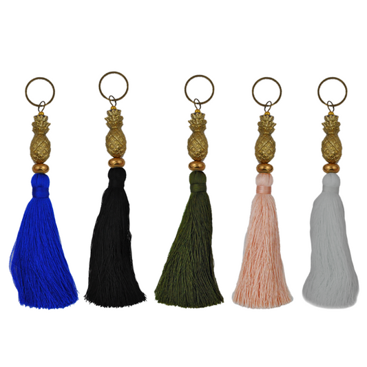 Pineapple Keyring – Long Tassel (12cm)
