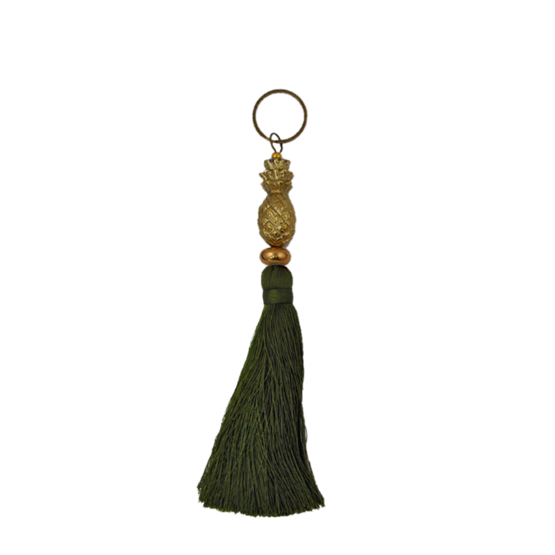 Pineapple Keyring – Long Tassel (12cm)