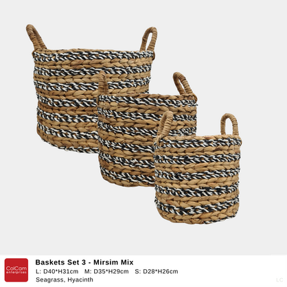 Baskets Set 3 Mirsim Mix