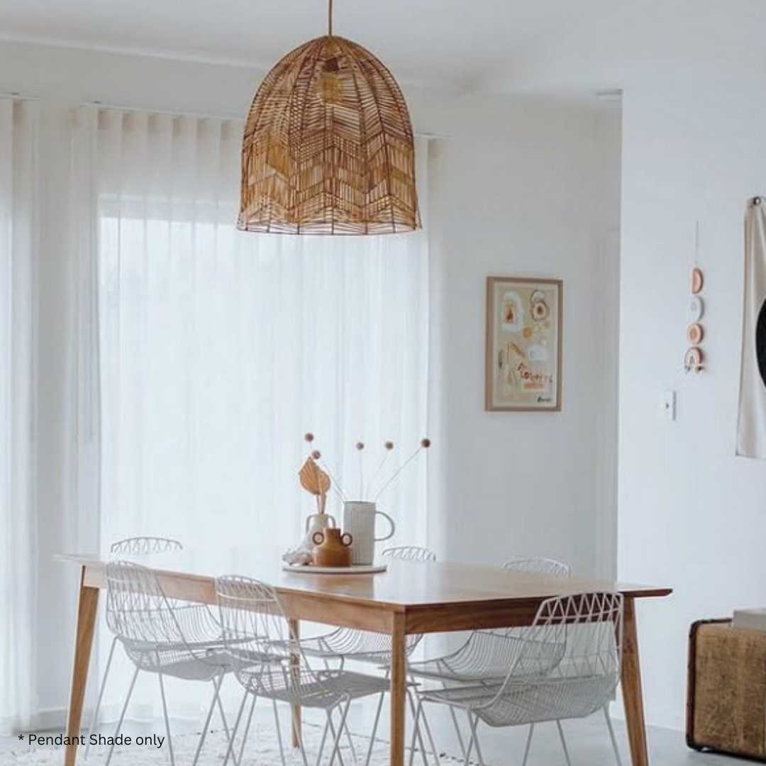 Attica Light Shade – Natural Rattan (3 Sizes)