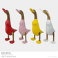 Daisy Duck – Painted Teak & Bamboo Root (4 Colours Available)