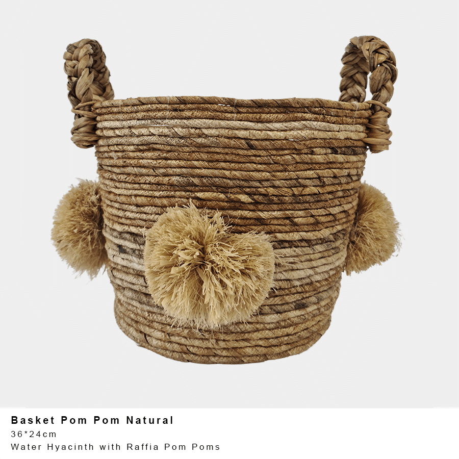 Pom Pom Storage Basket ColcamHome