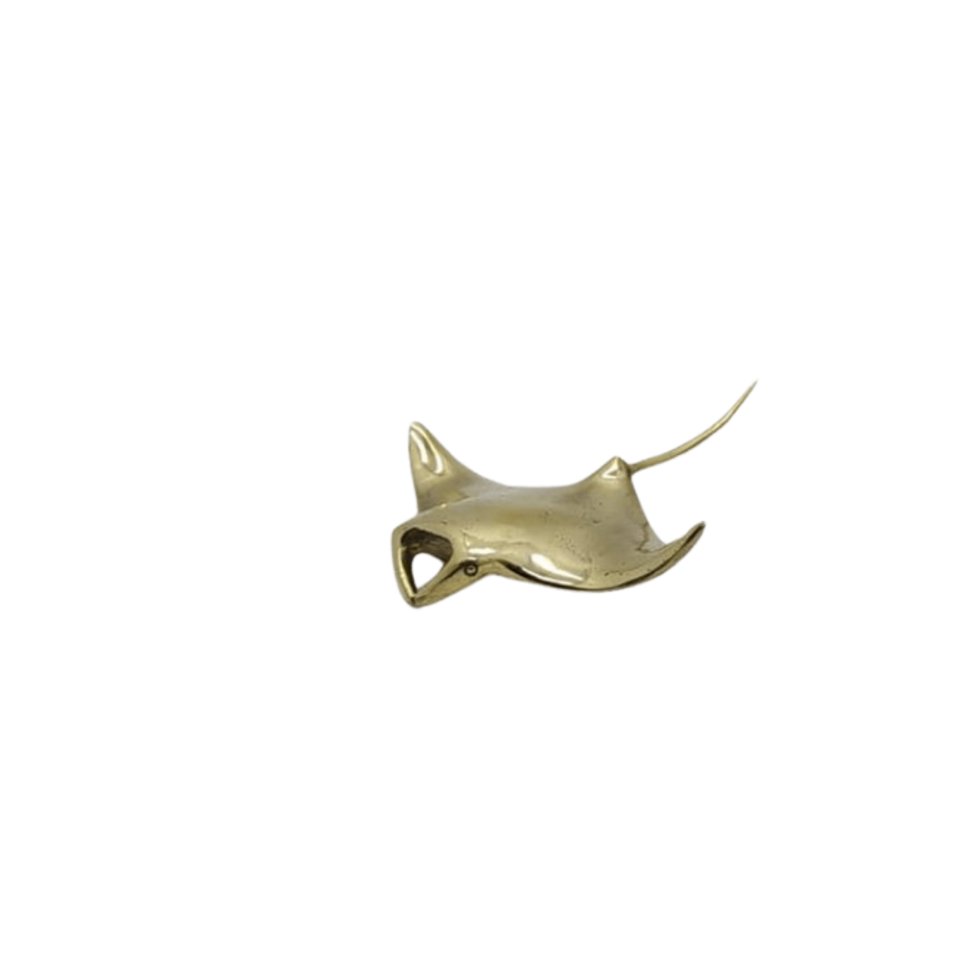 Brass Mantaray - Gold