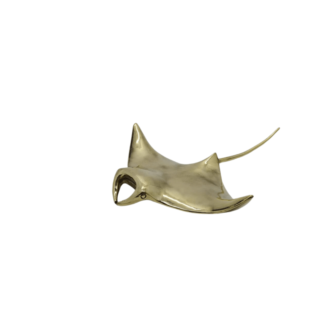 Brass Mantaray - Gold