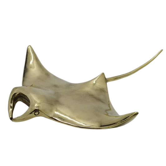 Brass Mantaray - Gold