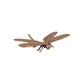 Brass Dragonfly – Polished Gold (5 Sizes Available)