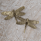 Brass Dragonfly – Polished Gold (5 Sizes Available)