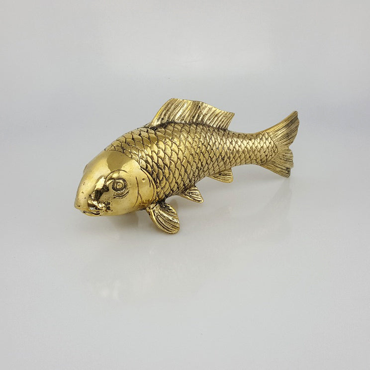 Brass Koi Fish – Polished Decor Sculpture (3 Sizes)
