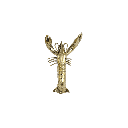 Brass Lobster Sculpture – Solid Brass (3 Sizes Available)