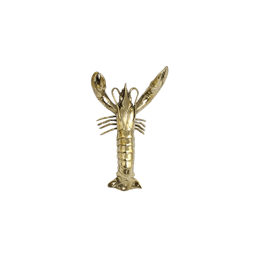 Brass Lobster Sculpture – Solid Brass (3 Sizes Available)