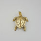 Brass Turtle Sculpture – Solid Polished Brass (3 Sizes Available)
