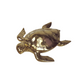 Brass Turtle Sculpture – Solid Polished Brass (3 Sizes Available)