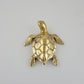 Brass Turtle Sculpture – Solid Polished Brass (3 Sizes Available)