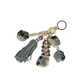 Keyring Bagit – Cotton, Shell & Bead Tassel (10 Colours)