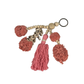 Keyring Bagit – Cotton, Shell & Bead Tassel (10 Colours)