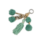 Keyring Bagit – Cotton, Shell & Bead Tassel (10 Colours)