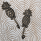 Pineapple Leaf Wall Hook – Antique Brass (4 Sizes Available)